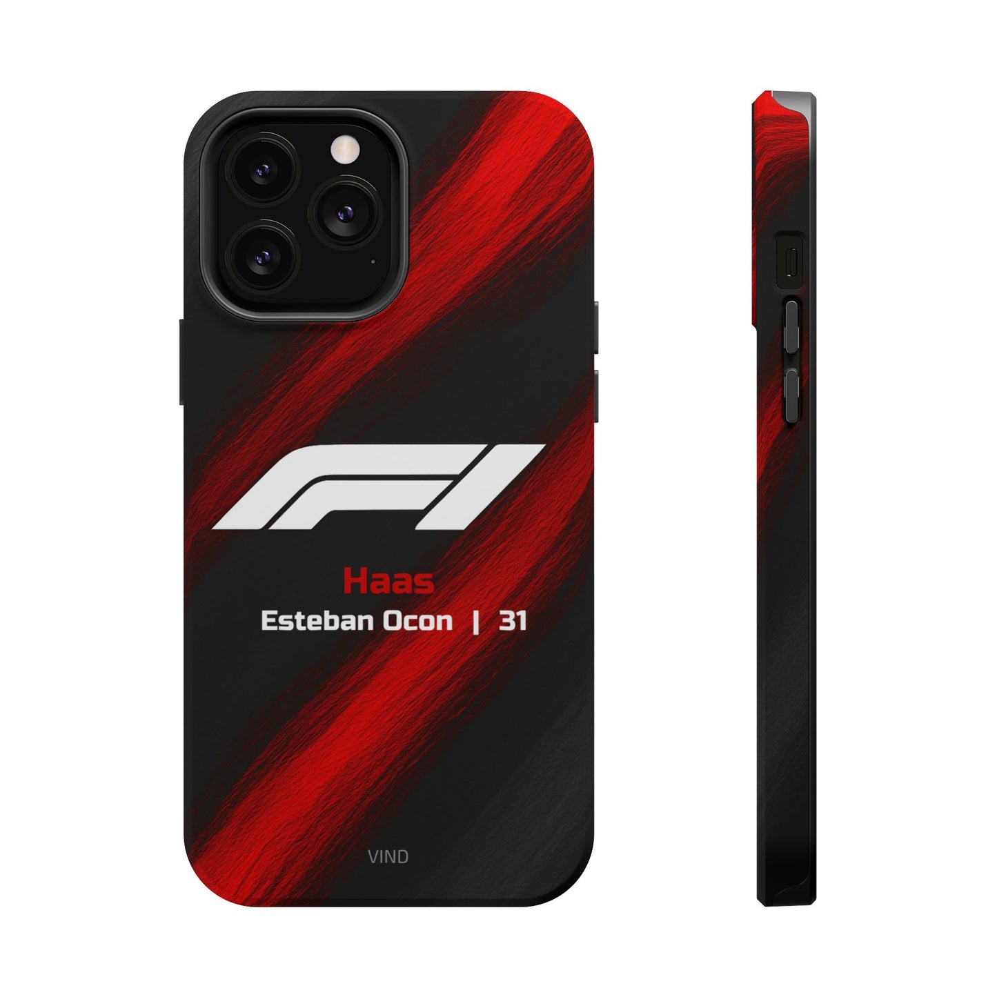 Esteban Ocon Haas F1 Phone Case – 2025 Season Official Design | MagSafe