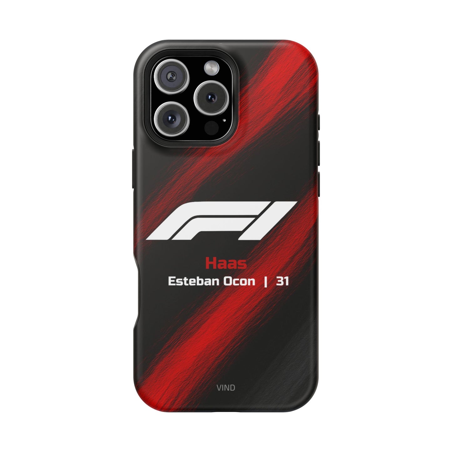 Esteban Ocon Haas F1 Phone Case – 2025 Season Official Design | MagSafe