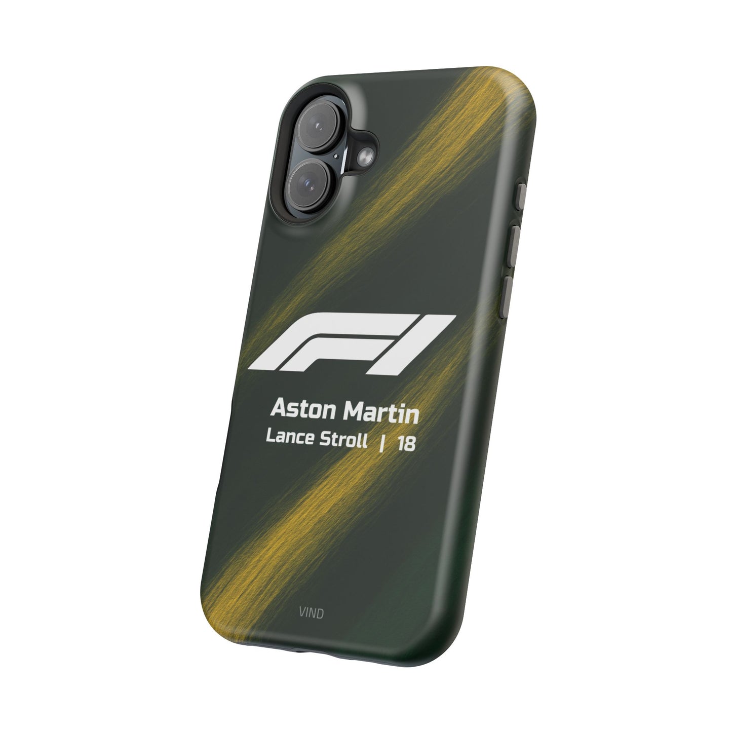 Lance Stroll Aston Martin F1 Phone Case – 2025 Season Official Design | MagSafe