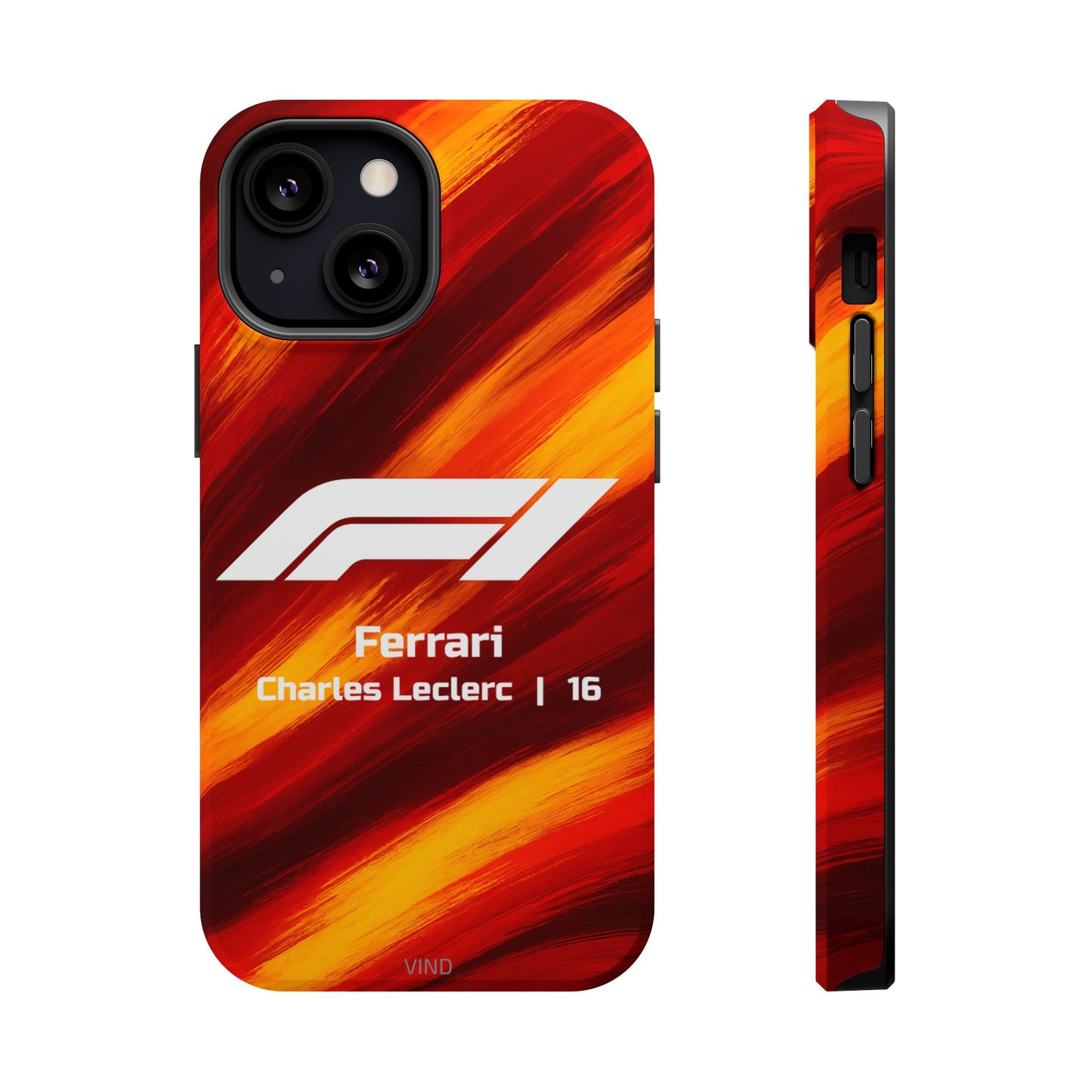 Charles Leclerc Ferrari F1 Phone Case – 2025 Season Official Design | MagSafe
