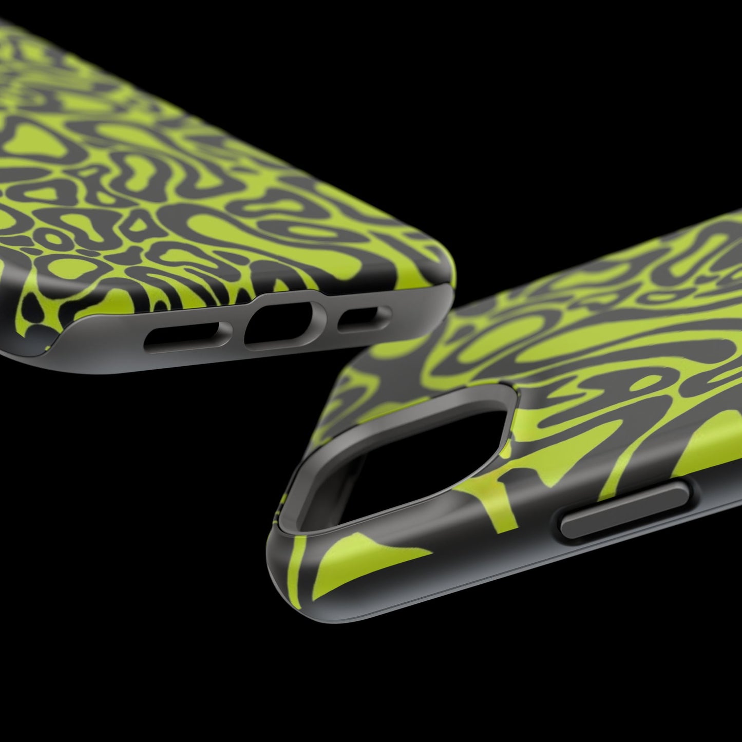 McLaren Formula 1 Phone Case – Neon Green Abstract Design
