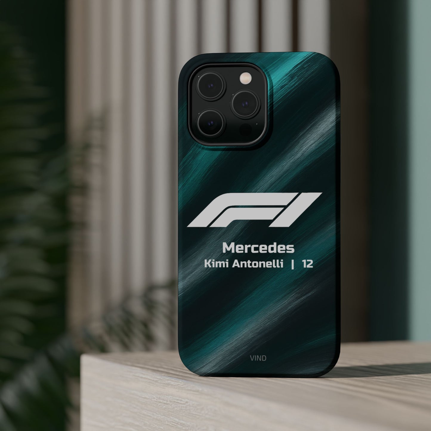Kimi Antonelli Mercedes F1 Phone Case – 2025 Season Official Design | MagSafe