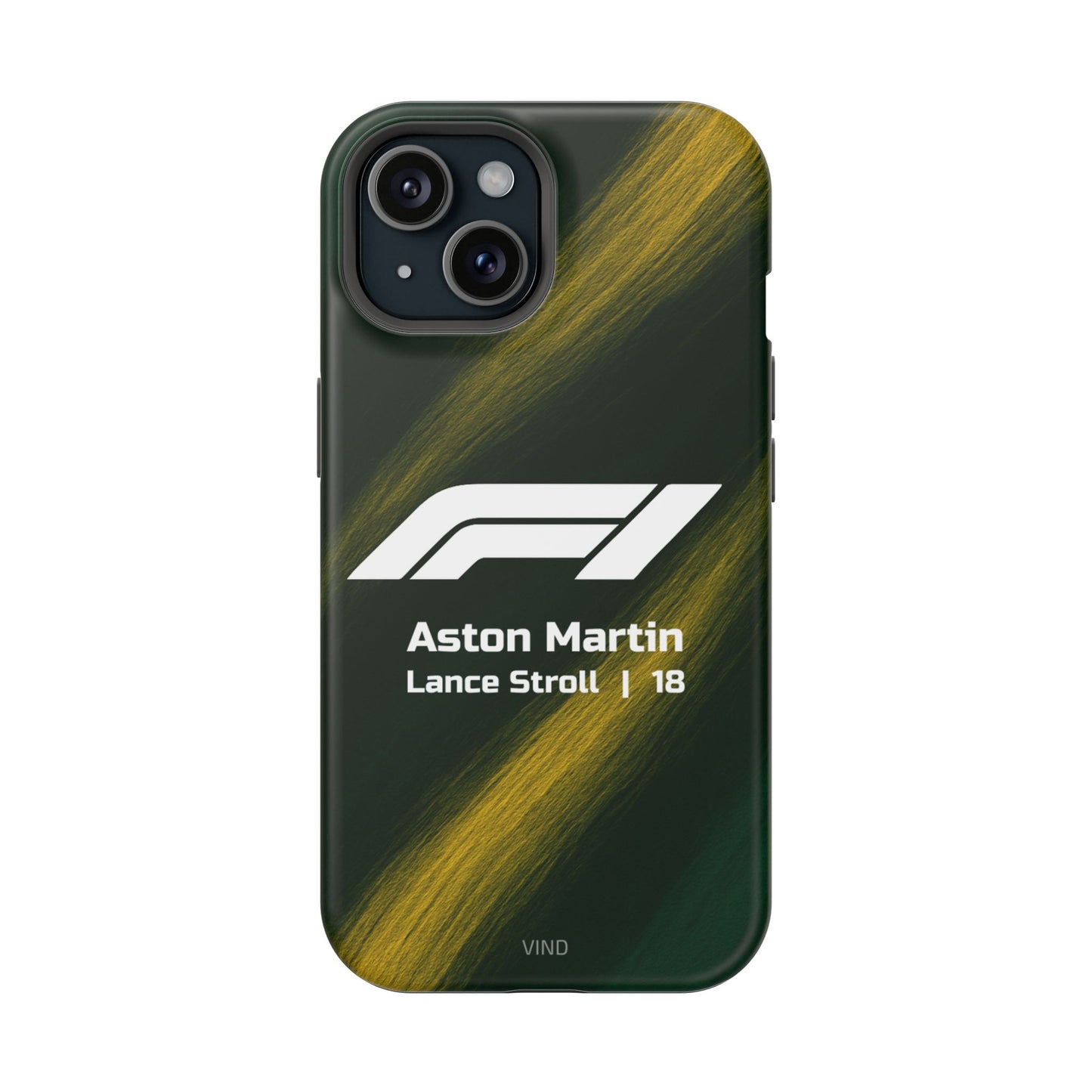 Lance Stroll Aston Martin F1 Phone Case – 2025 Season Official Design | MagSafe