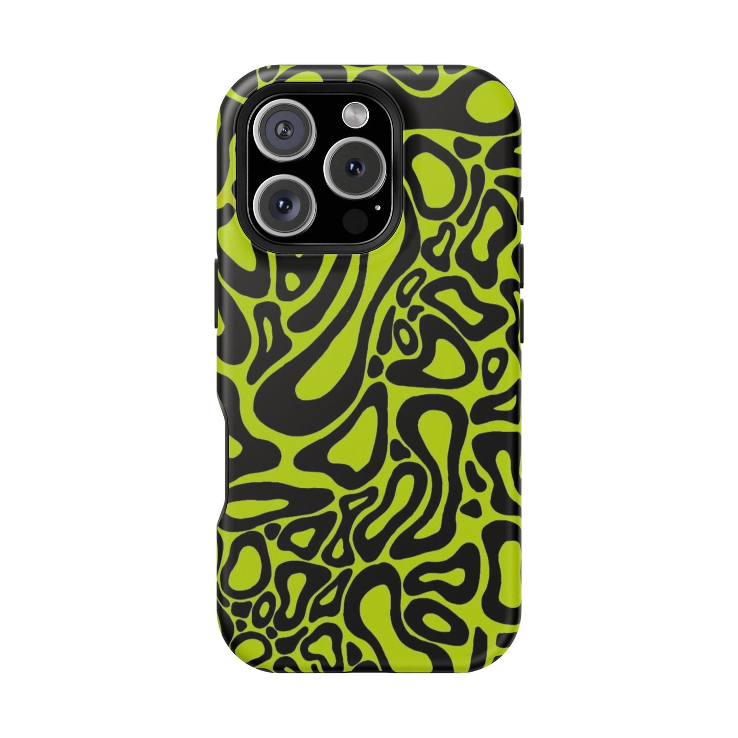 McLaren Formula 1 Phone Case – Neon Green Abstract Design