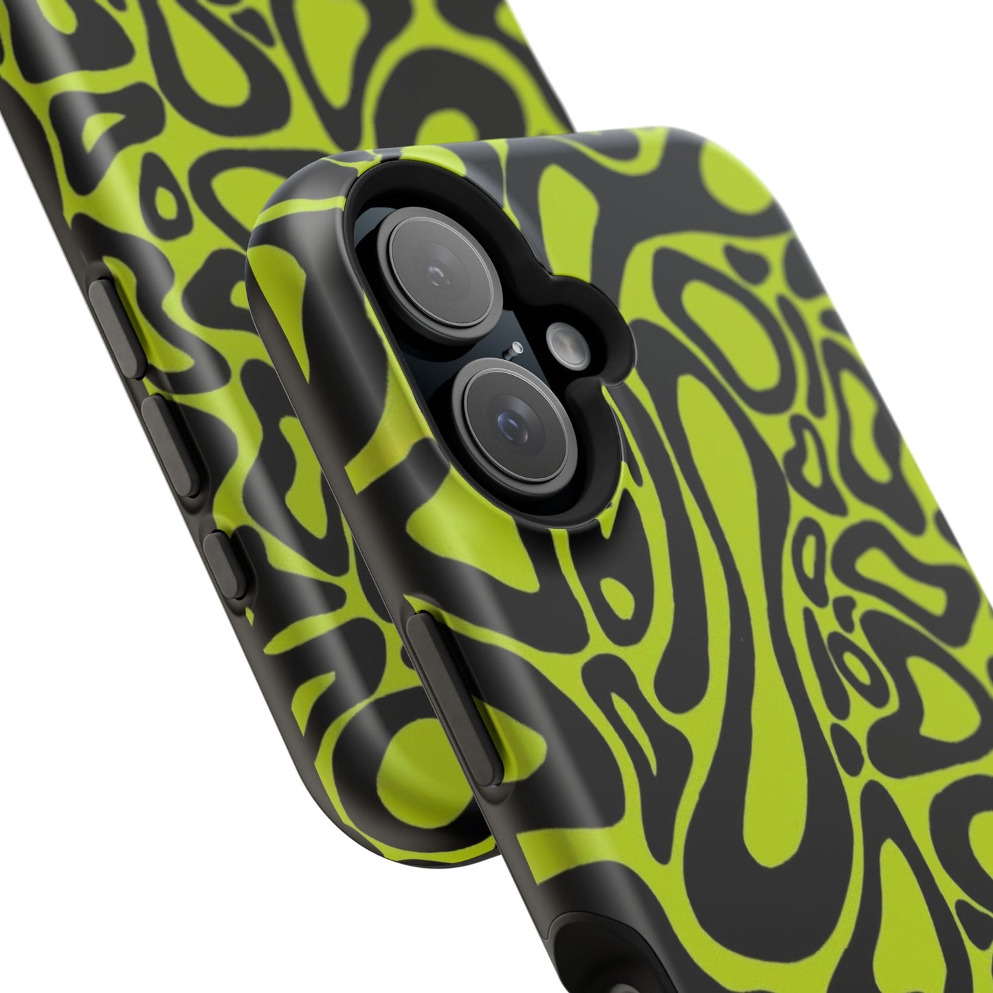 McLaren Formula 1 Phone Case – Neon Green Abstract Design