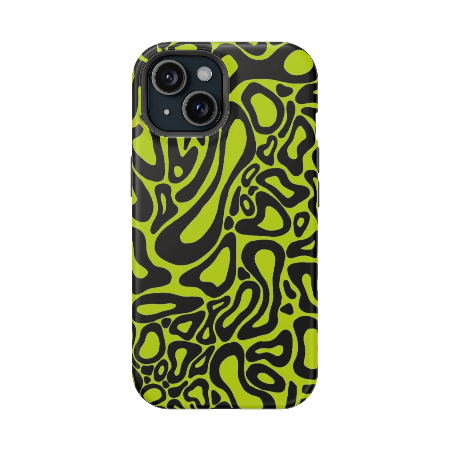 McLaren Formula 1 Phone Case – Neon Green Abstract Design