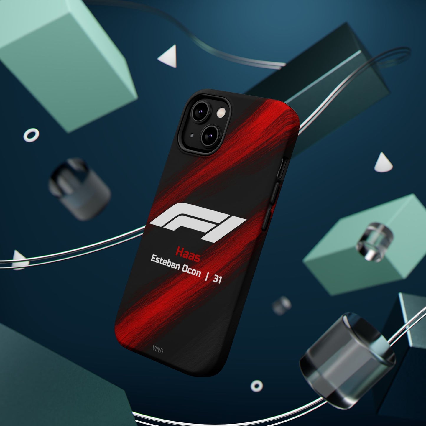 Esteban Ocon Haas F1 Phone Case – 2025 Season Official Design | MagSafe