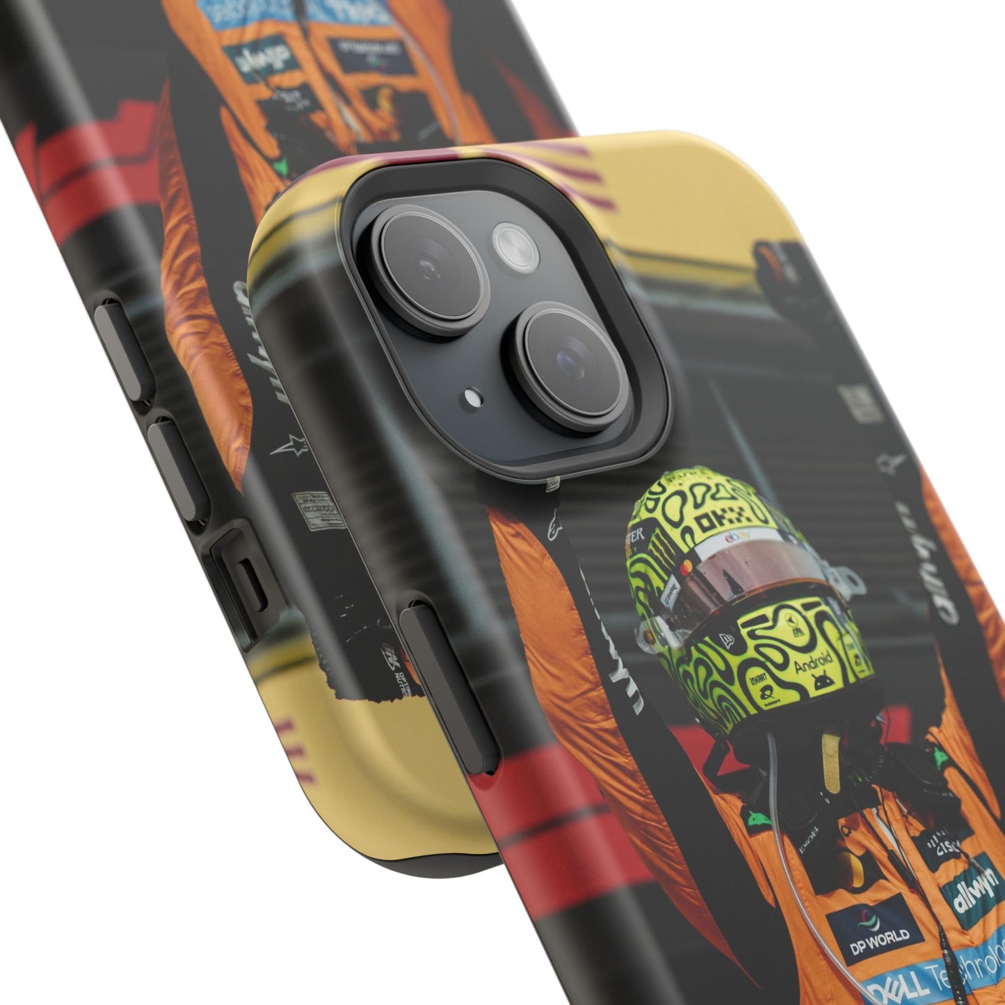 Lando Norris Phone Case – Neon Helmet Edition