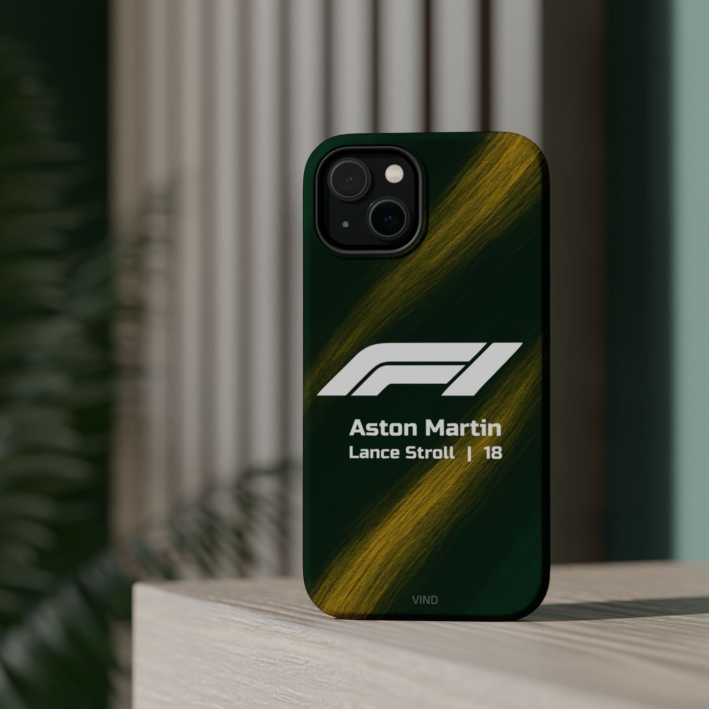 Lance Stroll Aston Martin F1 Phone Case – 2025 Season Official Design | MagSafe