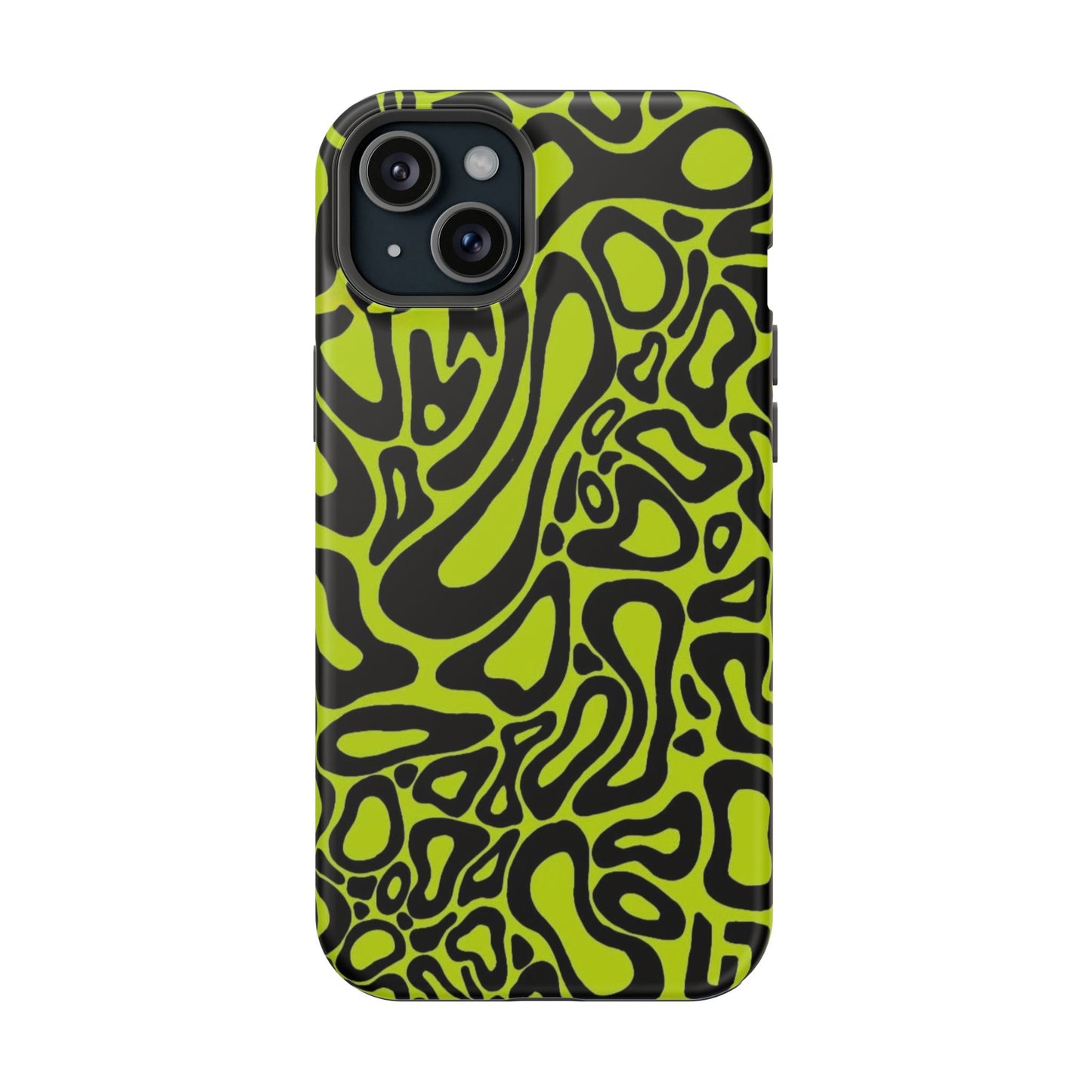 McLaren Formula 1 Phone Case – Neon Green Abstract Design
