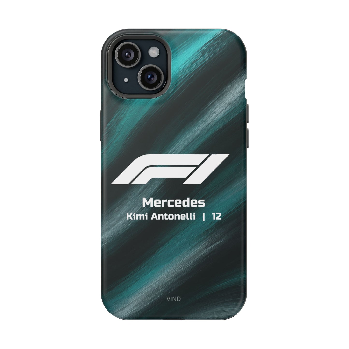 Kimi Antonelli Mercedes F1 Phone Case – 2025 Season Official Design | MagSafe