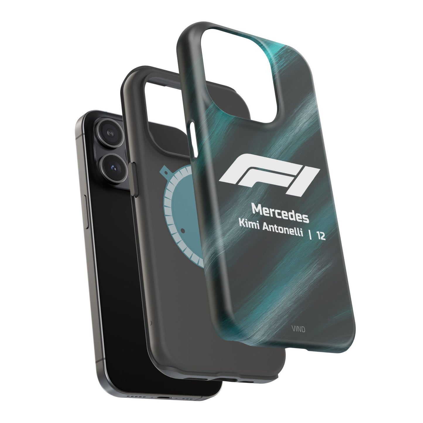Kimi Antonelli Mercedes F1 Phone Case – 2025 Season Official Design | MagSafe