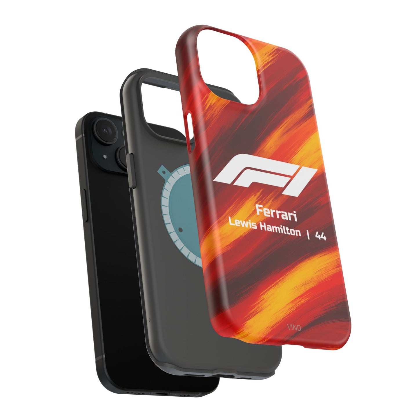 Lewis Hamilton Ferrari F1 Phone Case – 2025 Season Official Design | MagSafe