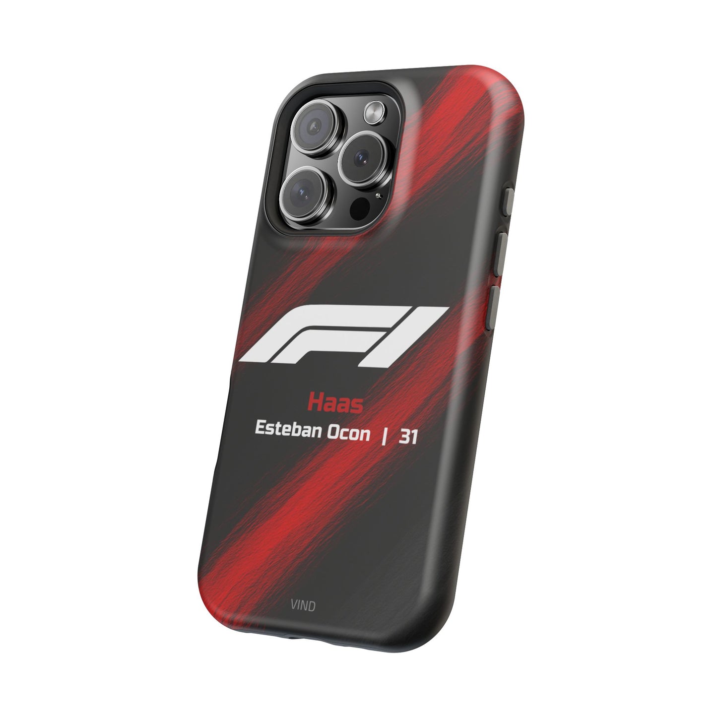 Esteban Ocon Haas F1 Phone Case – 2025 Season Official Design | MagSafe