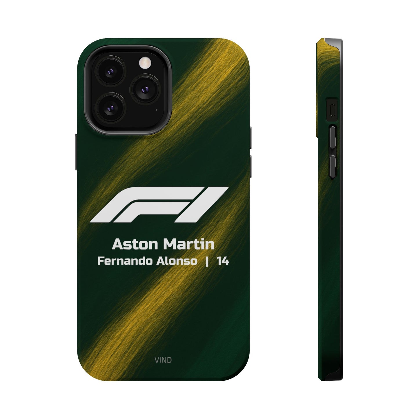 Fernando Alonso Aston Martin F1 Phone Case – 2025 Season Official Design | MagSafe