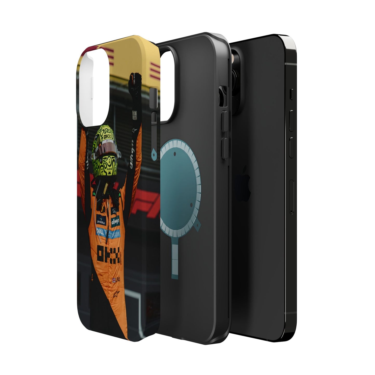 Lando Norris Phone Case – Neon Helmet Edition