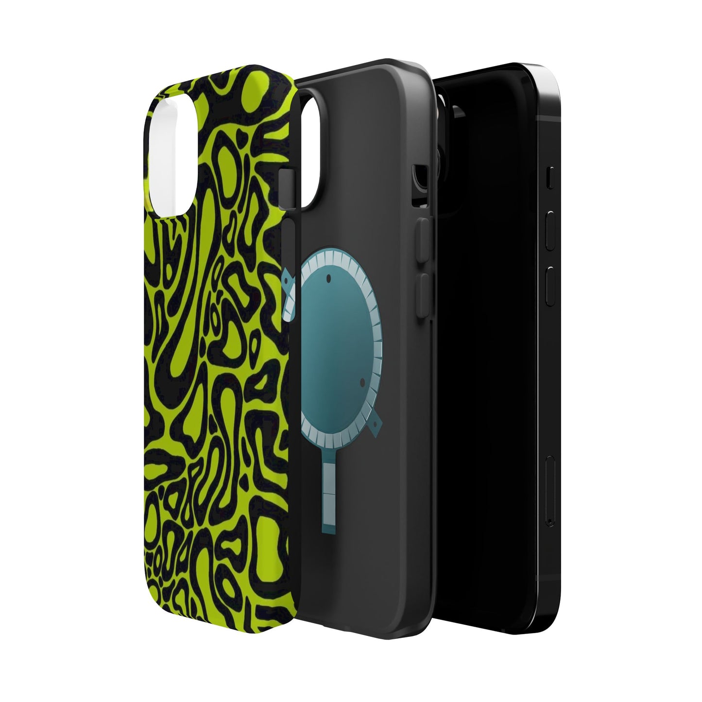 McLaren Formula 1 Phone Case – Neon Green Abstract Design