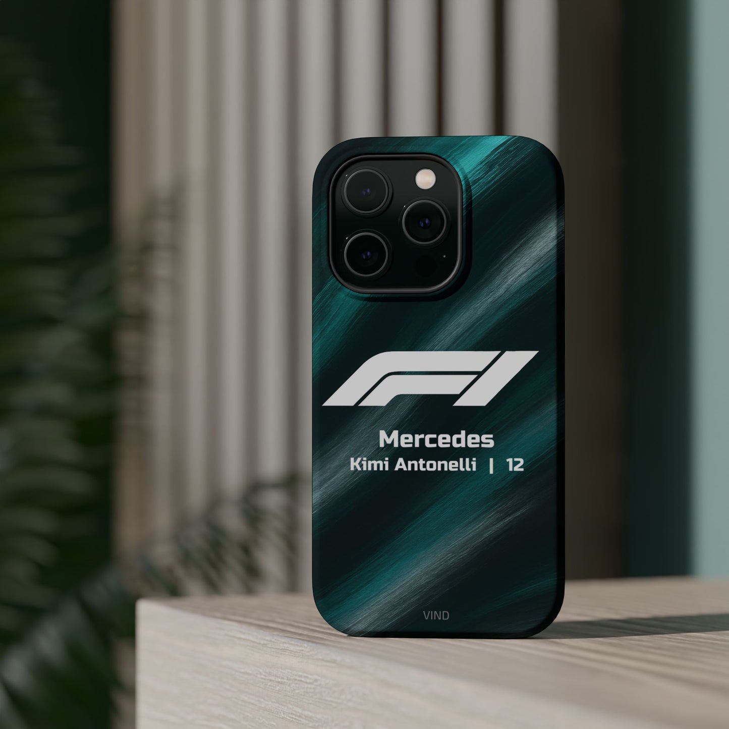 Kimi Antonelli Mercedes F1 Phone Case – 2025 Season Official Design | MagSafe