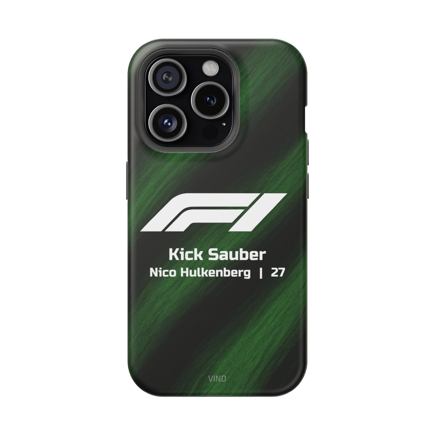 Nico Hülkenberg Kick Sauber F1 Phone Case – 2025 Season Official Design | MagSafe