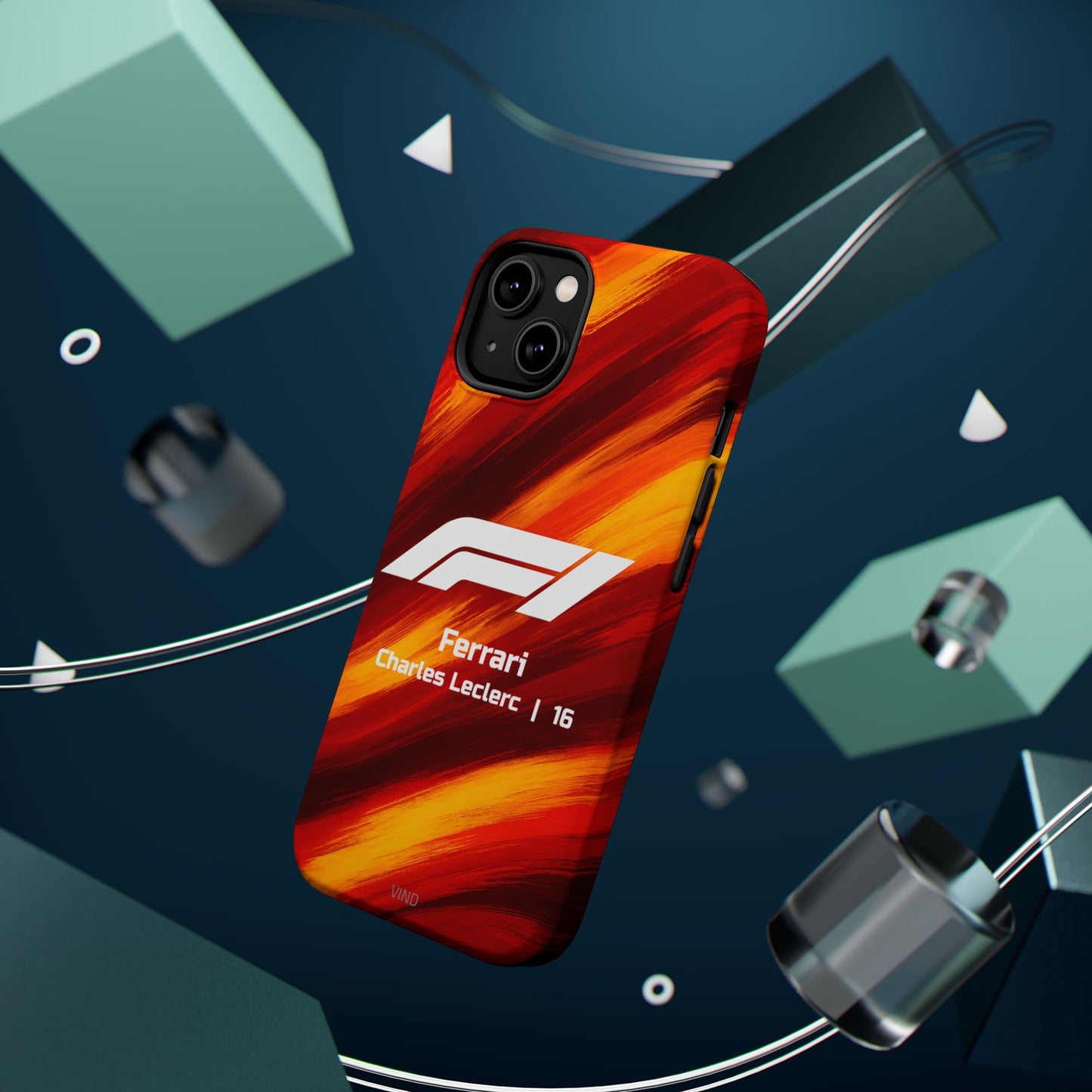 Charles Leclerc Ferrari F1 Phone Case – 2025 Season Official Design | MagSafe