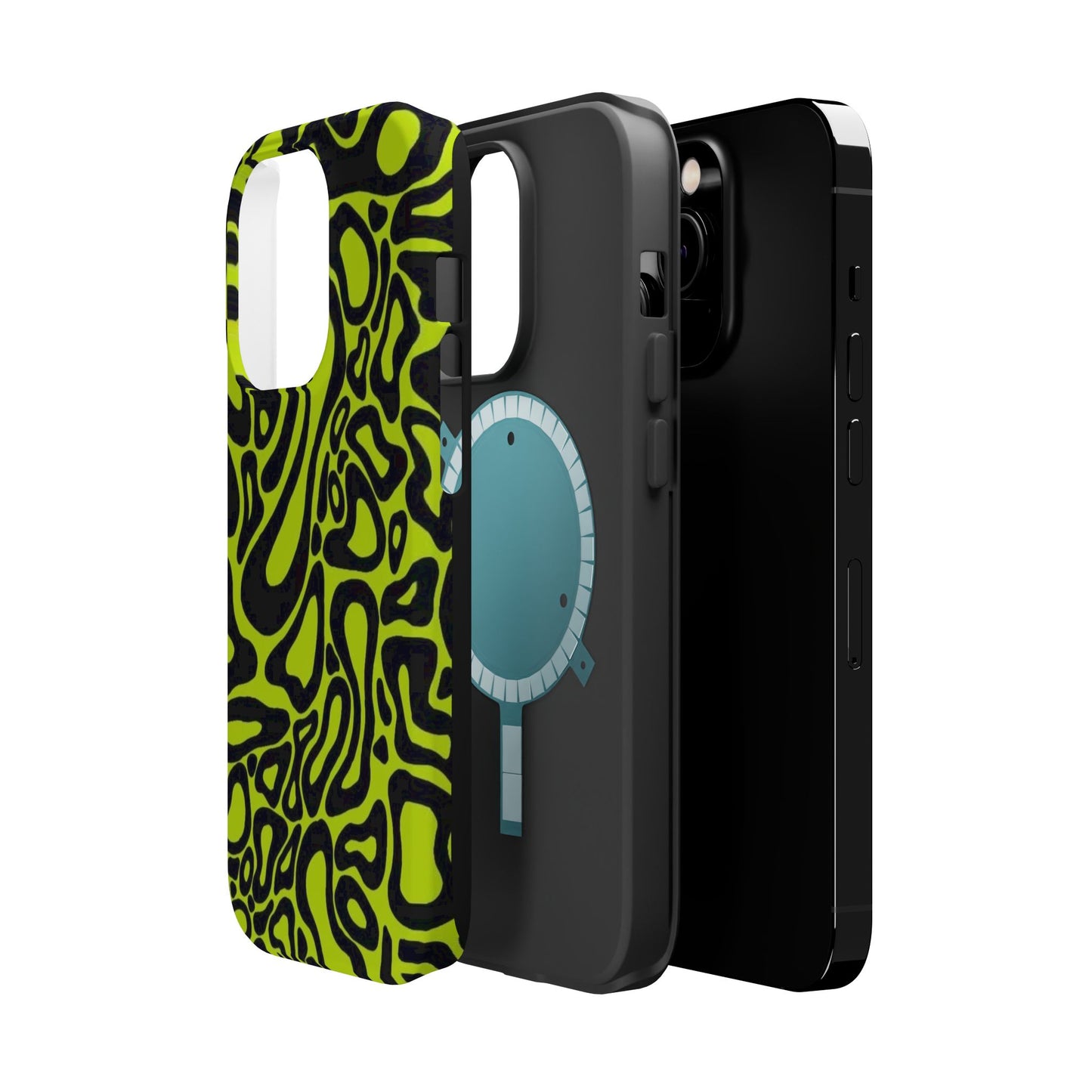 McLaren Formula 1 Phone Case – Neon Green Abstract Design