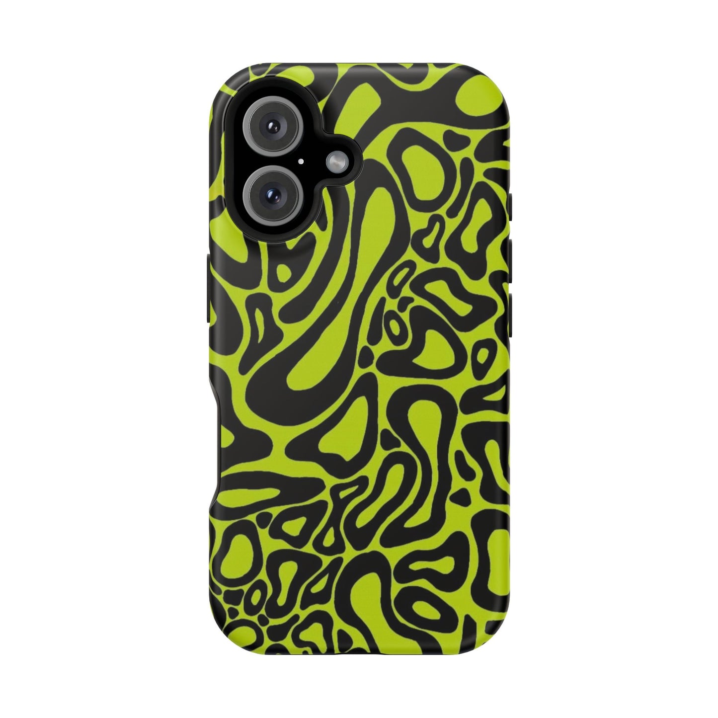 McLaren Formula 1 Phone Case – Neon Green Abstract Design