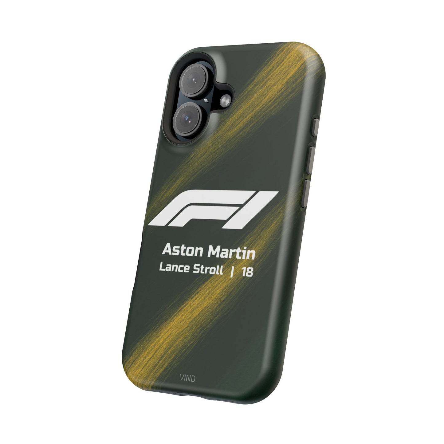 Lance Stroll Aston Martin F1 Phone Case – 2025 Season Official Design | MagSafe