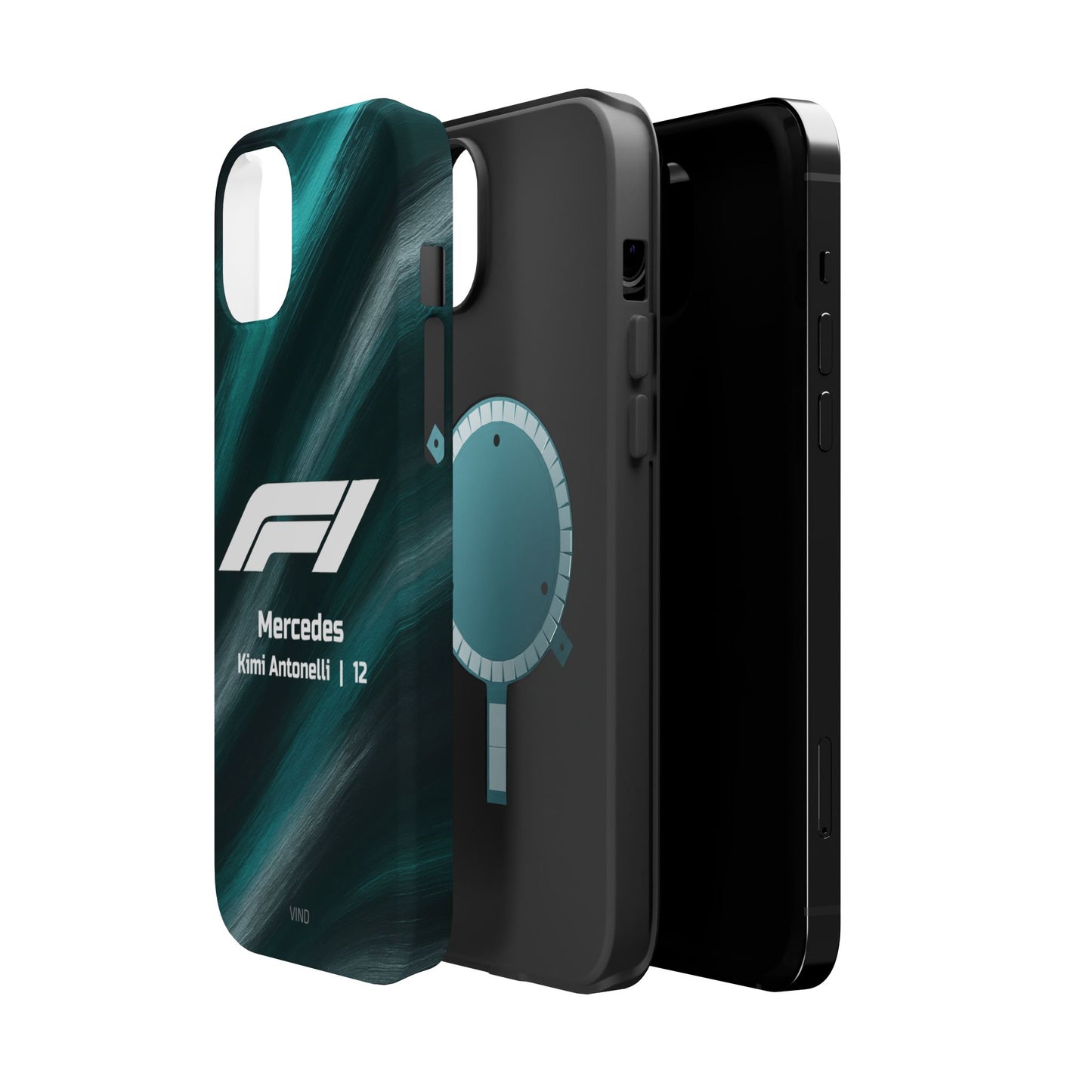 Kimi Antonelli Mercedes F1 Phone Case – 2025 Season Official Design | MagSafe