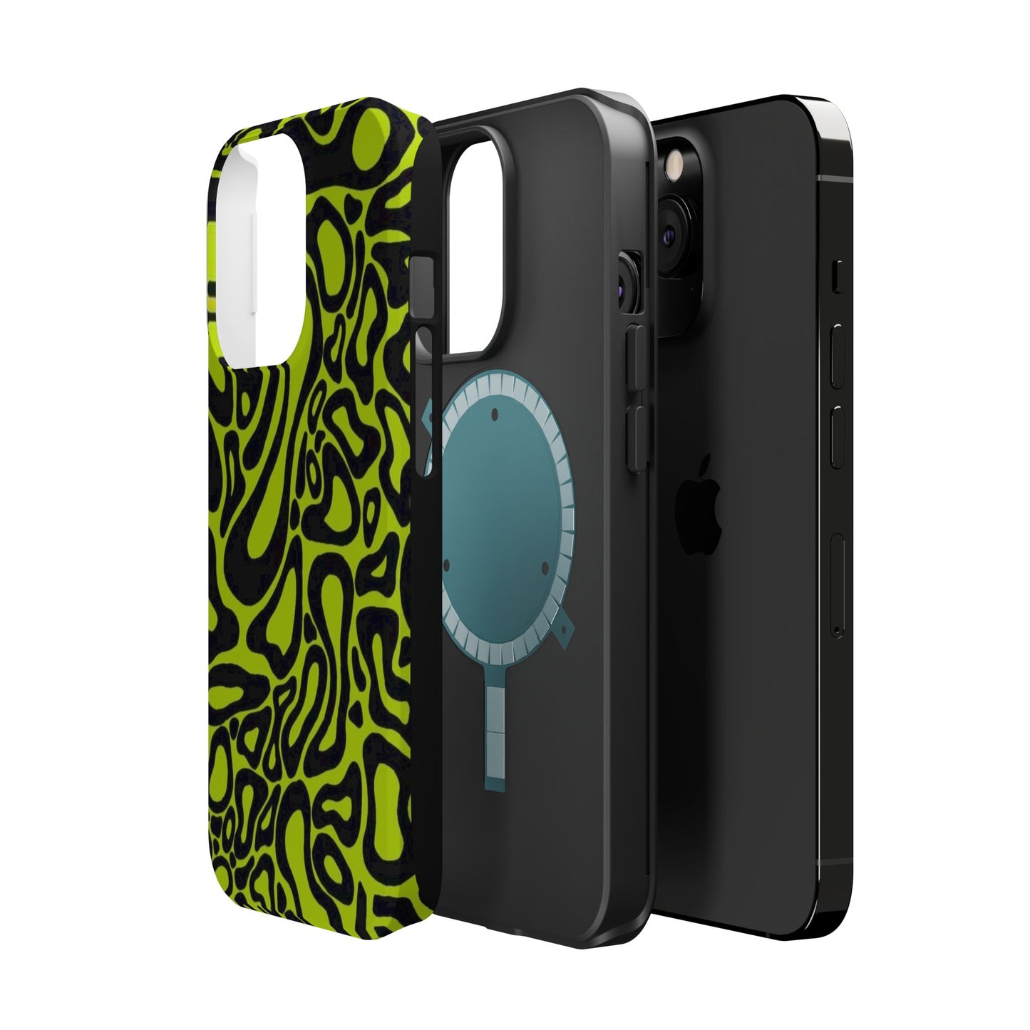 McLaren Formula 1 Phone Case – Neon Green Abstract Design
