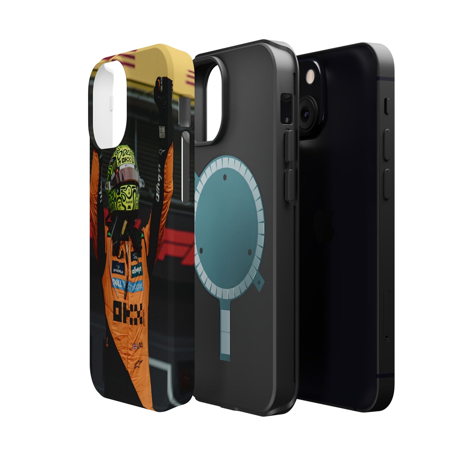 Lando Norris Phone Case – Neon Helmet Edition