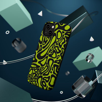 McLaren Formula 1 Phone Case – Neon Green Abstract Design