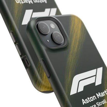 Lance Stroll Aston Martin F1 Phone Case – 2025 Season Official Design | MagSafe