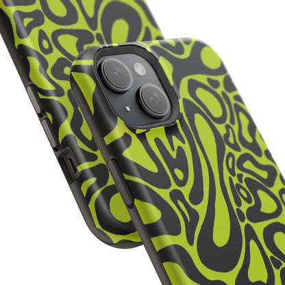 McLaren Formula 1 Phone Case – Neon Green Abstract Design