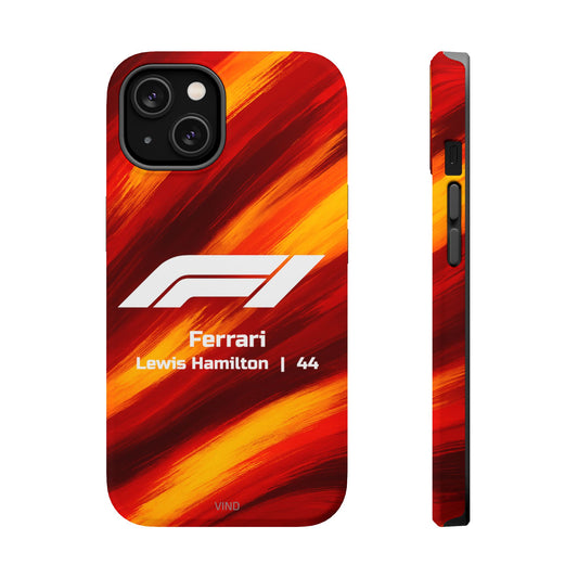 Lewis Hamilton Ferrari F1 Phone Case – 2025 Season Official Design | MagSafe
