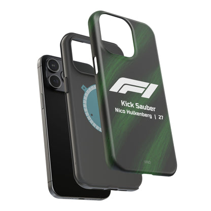 Nico Hülkenberg Kick Sauber F1 Phone Case – 2025 Season Official Design | MagSafe