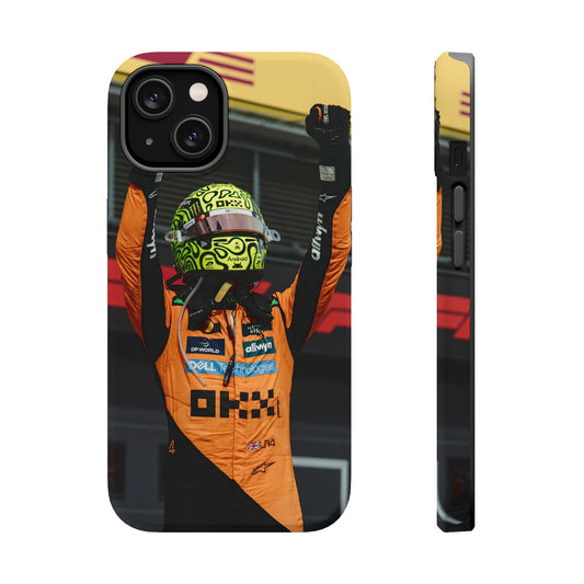 Lando Norris Phone Case – Neon Helmet Edition