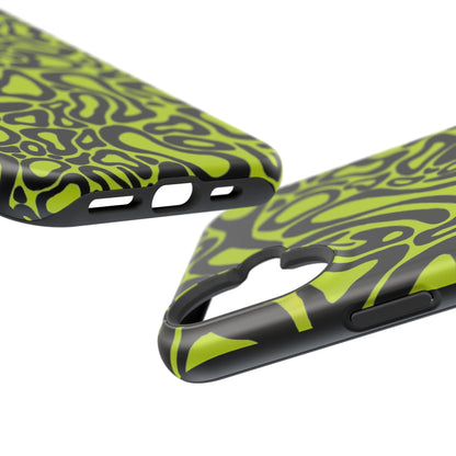 McLaren Formula 1 Phone Case – Neon Green Abstract Design