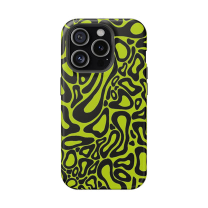 McLaren Formula 1 Phone Case – Neon Green Abstract Design