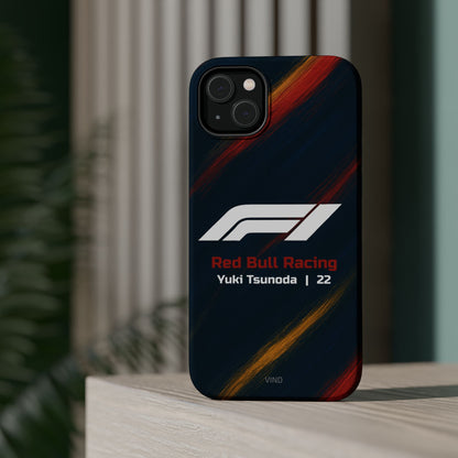 Yuki Tsunoda Red Bull Racing F1 Phone Case – 2025 Season Official Design | MagSafe
