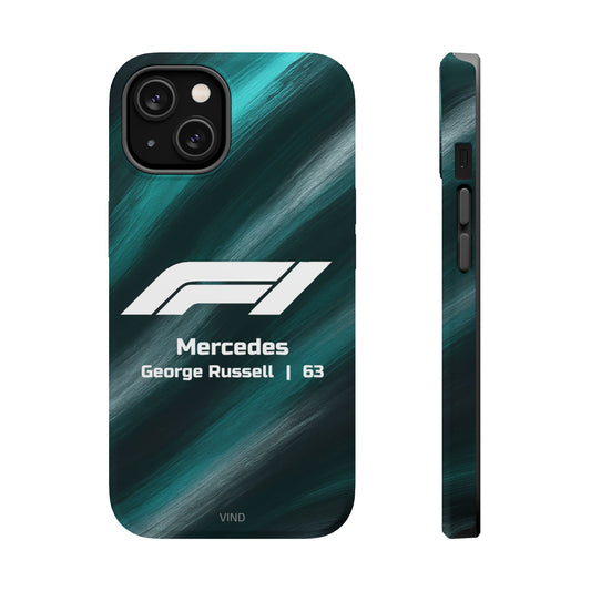 George Russell Mercedes F1 Phone Case – 2025 Season Official Design | MagSafe