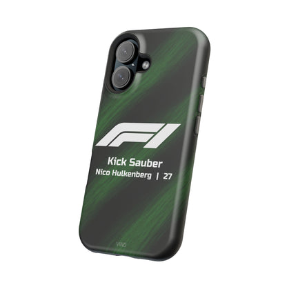 Nico Hülkenberg Kick Sauber F1 Phone Case – 2025 Season Official Design | MagSafe