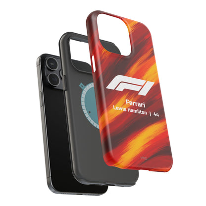 Lewis Hamilton Ferrari F1 Phone Case – 2025 Season Official Design | MagSafe
