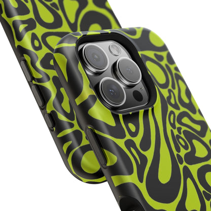McLaren Formula 1 Phone Case – Neon Green Abstract Design