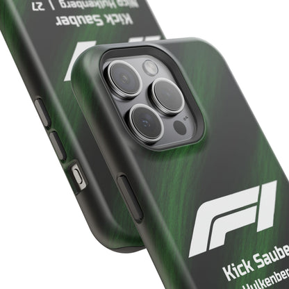 Nico Hülkenberg Kick Sauber F1 Phone Case – 2025 Season Official Design | MagSafe