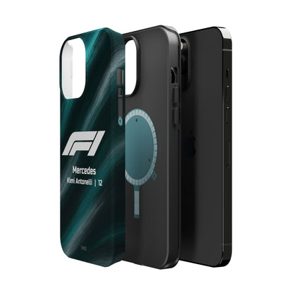 Kimi Antonelli Mercedes F1 Phone Case – 2025 Season Official Design | MagSafe