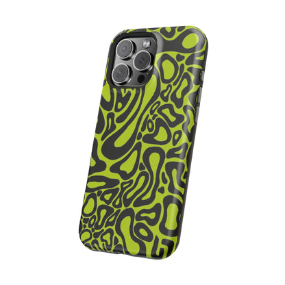 McLaren Formula 1 Phone Case – Neon Green Abstract Design