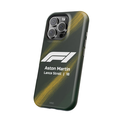 Lance Stroll Aston Martin F1 Phone Case – 2025 Season Official Design | MagSafe