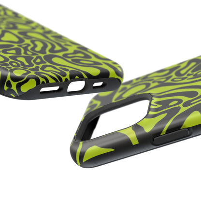 McLaren Formula 1 Phone Case – Neon Green Abstract Design