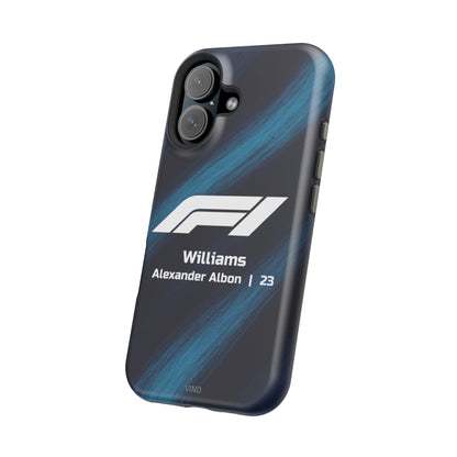 Alexander Albon Williams F1 Phone Case – 2025 Season Official Design | MagSafe