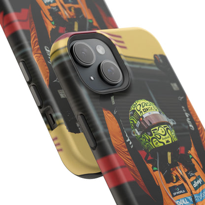 Lando Norris Phone Case – Neon Helmet Edition
